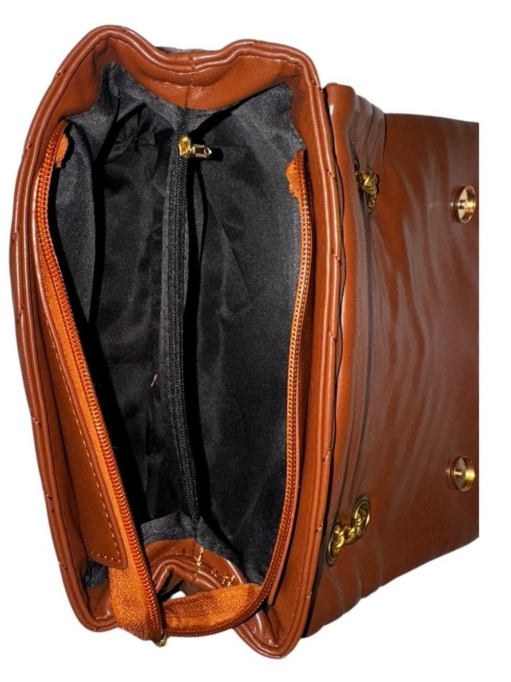 Brown satchel purse - Picture 7 of 7